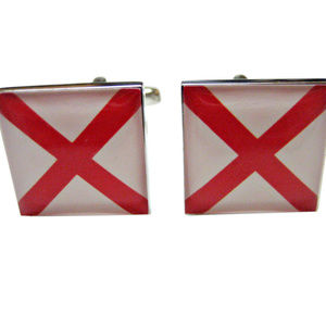 Alabama State Flag Cufflinks